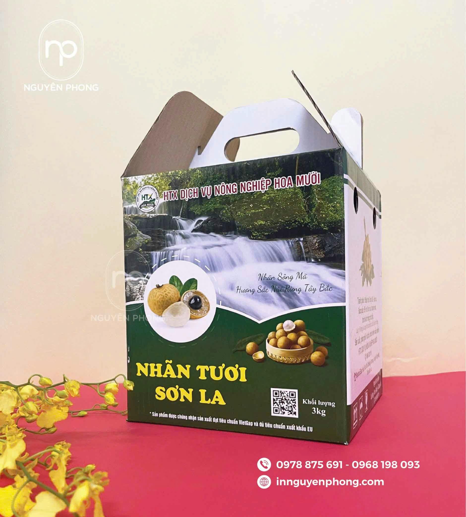 Hộp carton đựng nông sản